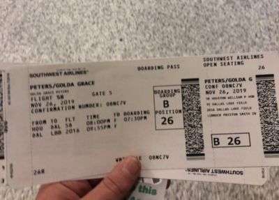 Southwest Airlines Ticket